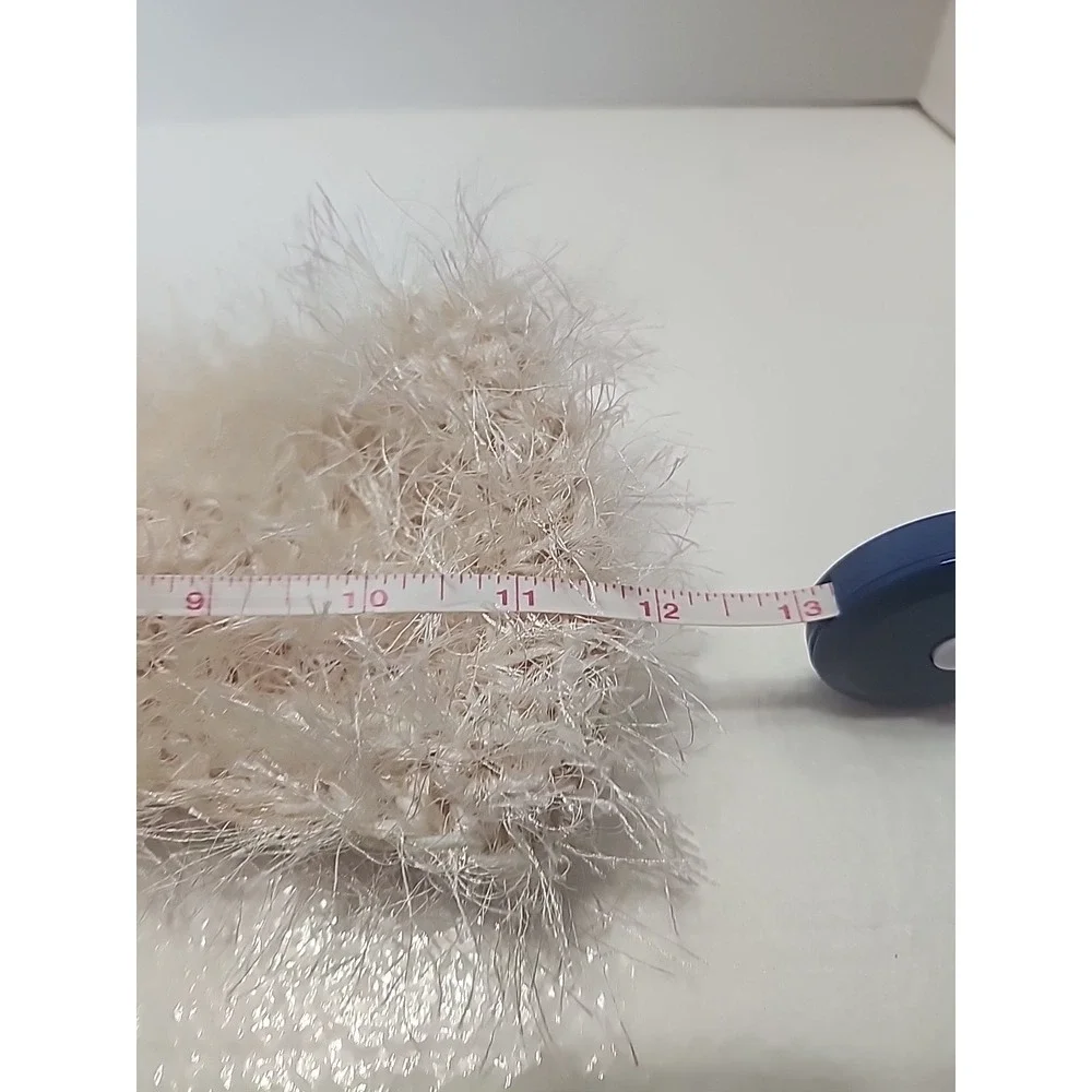 Homemade Fun Fur Earmuffs‎ Headband Beige